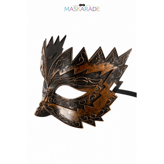 Masque semi-rigide cuivré Don Giovanni 2